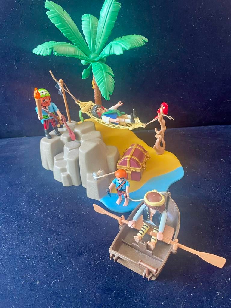 Piranteneilabd Playmobil met verborgen schatkamer, Ophalen of Verzenden, Zo goed als nieuw