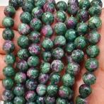 Streng Ruby Zoisite edelsteen kralen 6 mm, Ophalen, Nieuw, Kraal