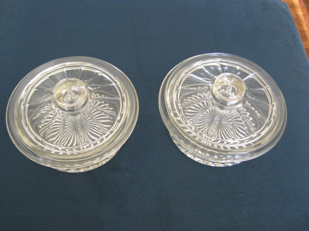 Suiker en melk schaaltjes, Ophalen of Verzenden, Overige stijlen, Glas, Schaal of Schalen