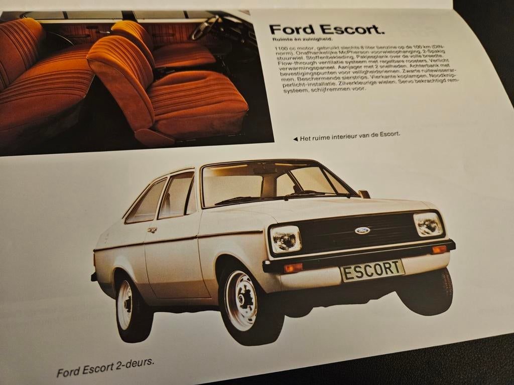 Brochure Ford Escort 1979, Ophalen of Verzenden, Zo goed als nieuw, Ford