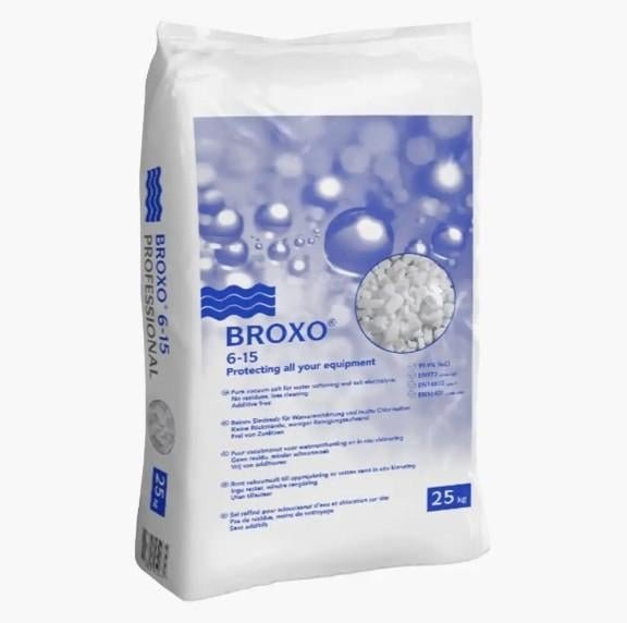 Broxo 6–15mm – Vacuümzout / onthardingszout, Ophalen, Nieuw, Waterontharder met zout