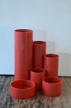 Desk - bureau organizer pennenbak spage age rood jaren 70, Ophalen of Verzenden, Gebruikt