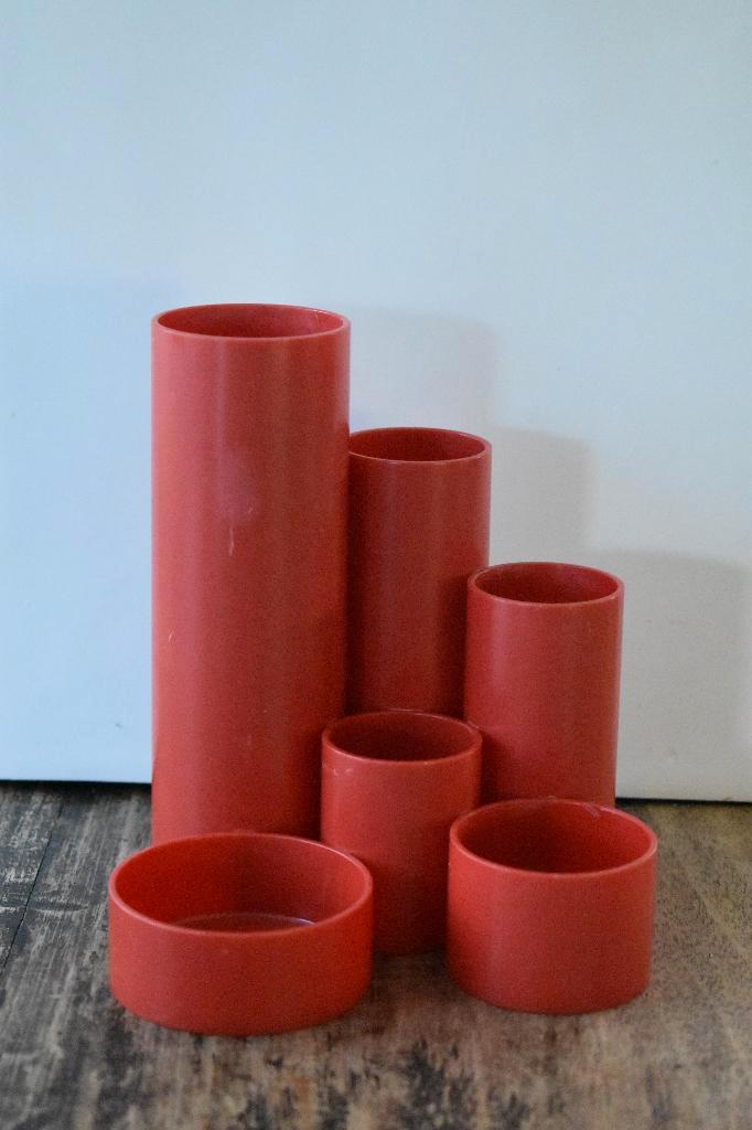 Desk - bureau organizer pennenbak spage age rood jaren 70, Diversen, Bureau-accessoires, Gebruikt, Ophalen of Verzenden