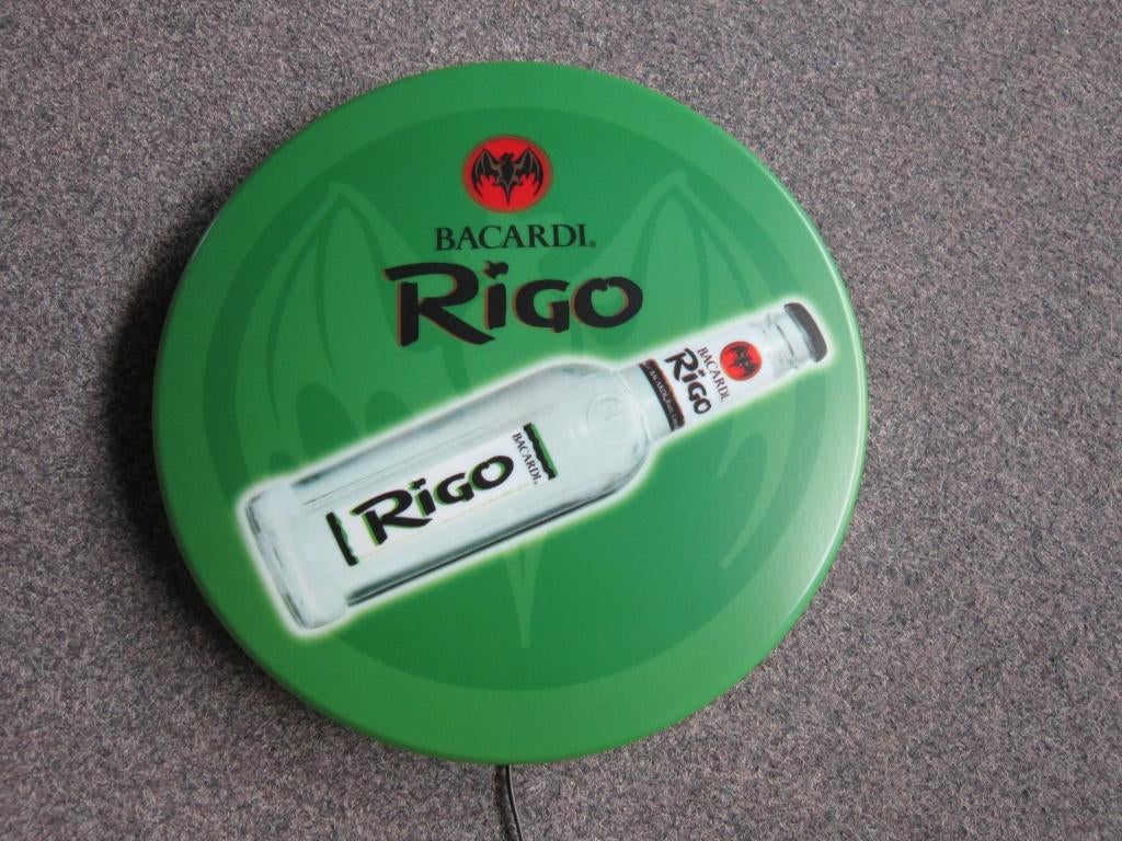 BACARDI LAMP LICHTRECLAME, Ophalen, Zo goed als nieuw, Lichtbak of (neon) lamp