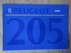 Autofolder : Peugeot 205 Centry. Folder is nieuw uit 1993., Ophalen of Verzenden, Nieuw, Peugeot