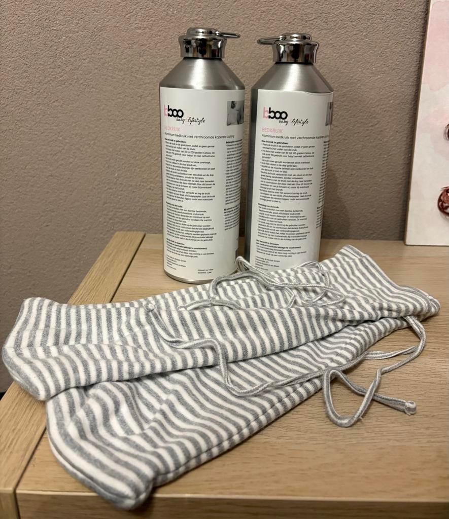 2 Kruiken baby/ Newborn met kruikenzaken, Ophalen, Zo goed als nieuw, Overige typen