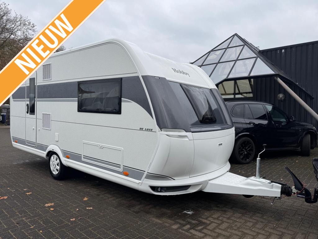 Hobby de Luxe 460 SL 2026 | Enkele bedden, Caravans en Kamperen, Caravans, Hobby, Schokbreker, Bedrijf, Tot en met 3