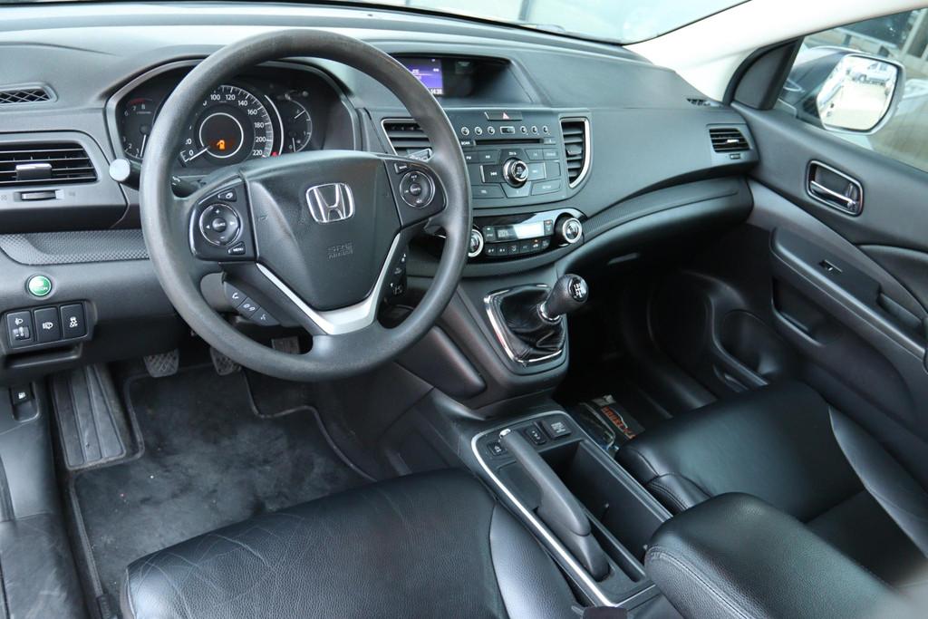 HONDA CR-V 2.0 ELEGANCE | TREKHAAK | LEDER | STOELVERW. | CR, Auto's, Honda, Voorwielaandrijving, Stof, Gebruikt, Euro 6