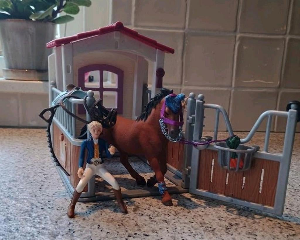 Schleich stal set, Ophalen of Verzenden