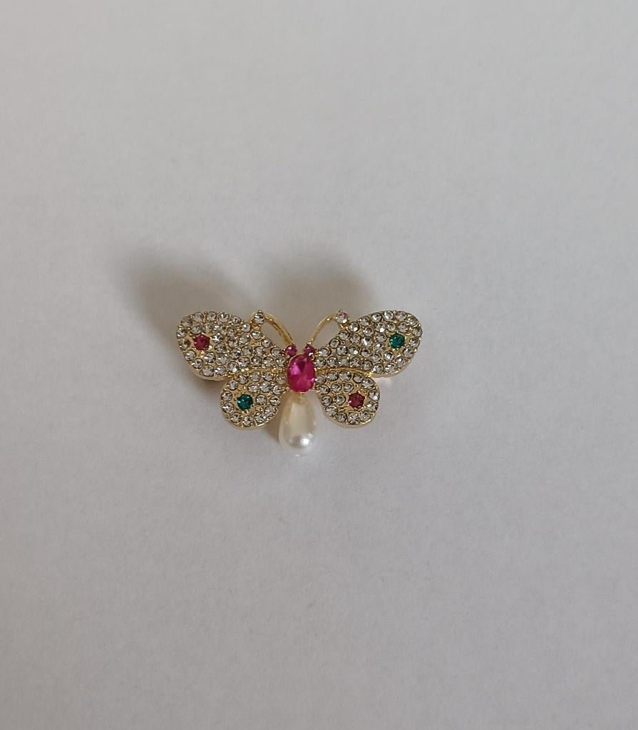Vlinder broche, Overige materialen, Overige kleuren, Minder dan 4 cm, Nieuw