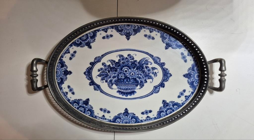 Delfts Blauw Dienblad - Plateelbakkerij Schoonhoven, Ophalen of Verzenden