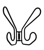 Vintage Ikea Frän Draad Metalen Kapstokken / Wand Kapstok, Wandkapstok, Vintage Ikea, Ophalen of Verzenden, Zo goed als nieuw