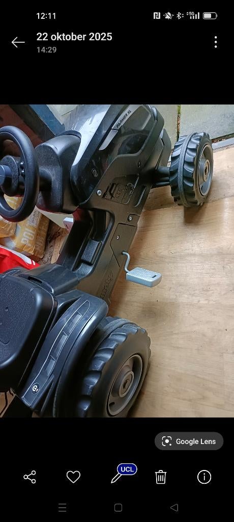 Tractor met aanhanger, Ophalen, Zo goed als nieuw, Trapvoertuig