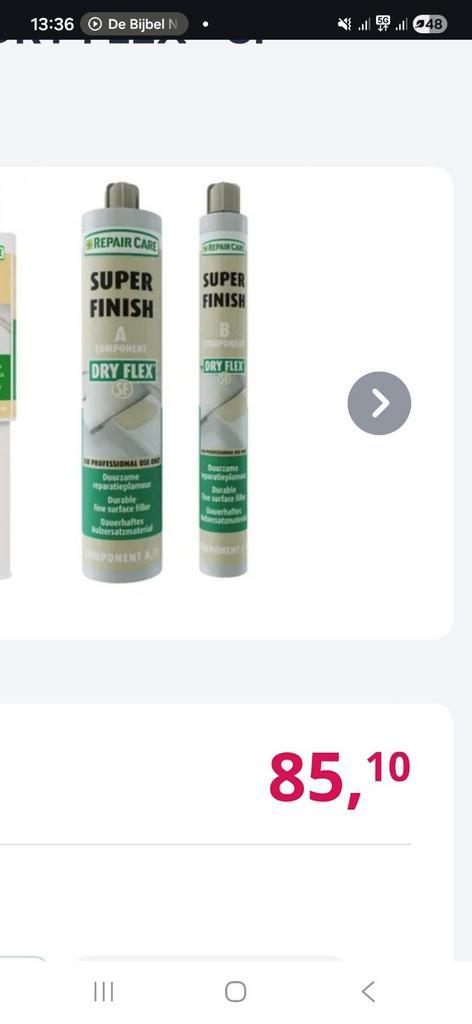 Repair Care Super Finish Dry Flex SF, Doe-het-zelf en Verbouw, Verf, Beits en Lak, Nieuw, Verf, Minder dan 5 liter, Overige kleuren