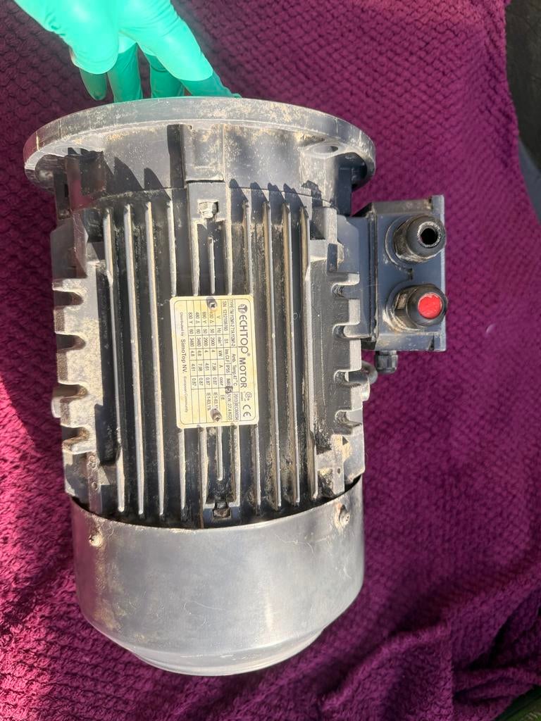 Techtop 4 kW Elektromotor - Efficiënt & Betrouwbaar, Ophalen, Gebruikt, Elektromotor, 1800 rpm of meer