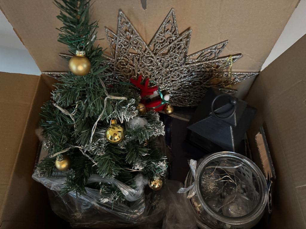 Rommelmarkt spullen, kerstdecoratie, Diversen, Rommelmarktspullen, Ophalen