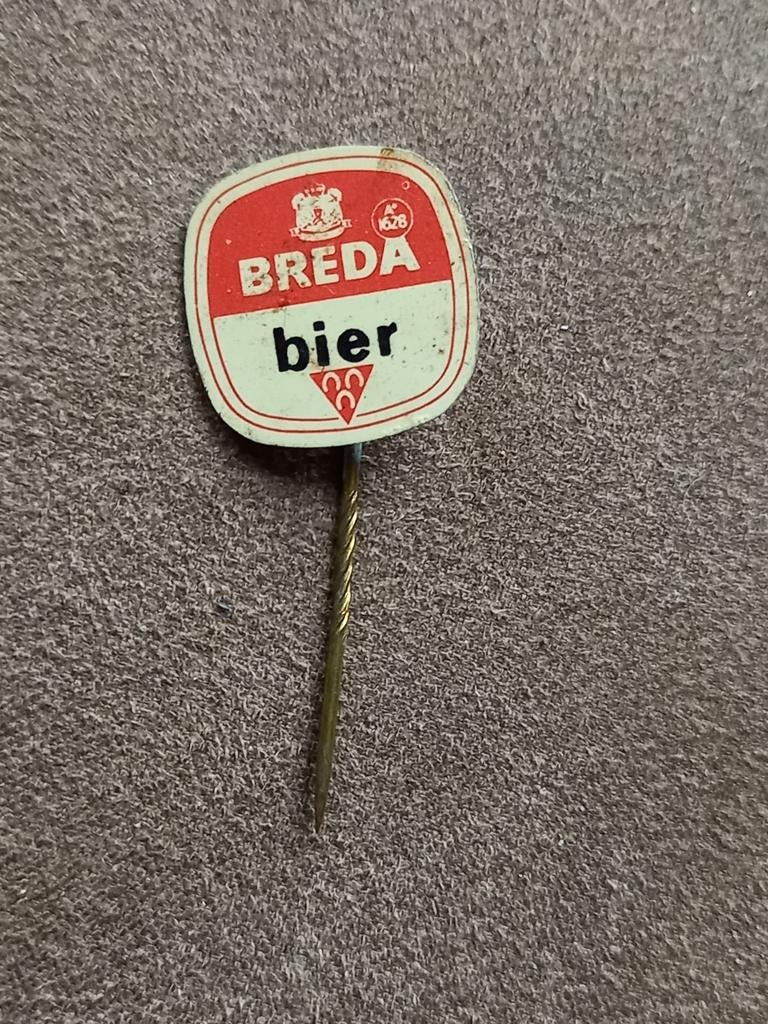 Speldje Breda bier, Verzamelen, Speldjes, Pins en Buttons, Ophalen of Verzenden, Gebruikt