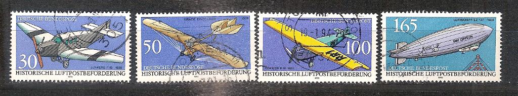 BRD 1522-1525, Ophalen of Verzenden, BRD, Gestempeld