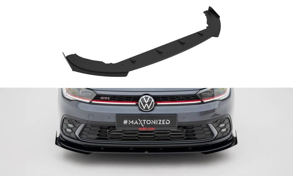 Race Voorlip sidekskirts diffuser - VW Polo MK6 GTI 21+, Ophalen of Verzenden