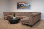 Chesterfield design hoekbank 370x120x160cm, Huis en Inrichting, Banken | Bankstellen, ., Hoekbank, 300 cm of meer, Ophalen of Verzenden