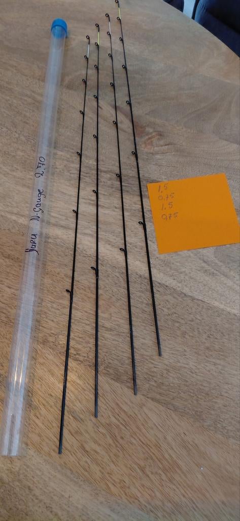 Toppen voor feeder 4 stuks  1,5  1,5   0,75  0,75, Ophalen of Verzenden, Overige typen