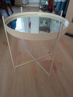 spiegel tafeltje, 45 tot 60 cm, Minder dan 55 cm, Gebruikt, Metaal of Aluminium