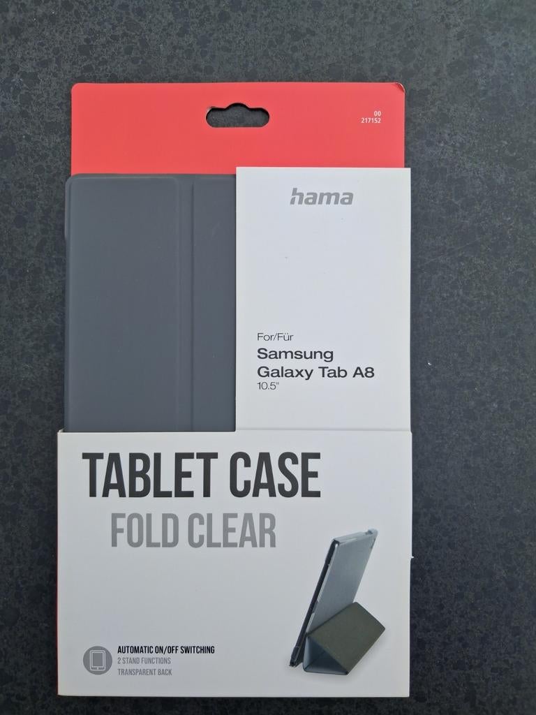 Hama Tablet Case Fold Clear  Galaxy Tab A8, Computers en Software, Tablet-hoezen, Nieuw, Bescherming voor- en achterkant, 10 inch