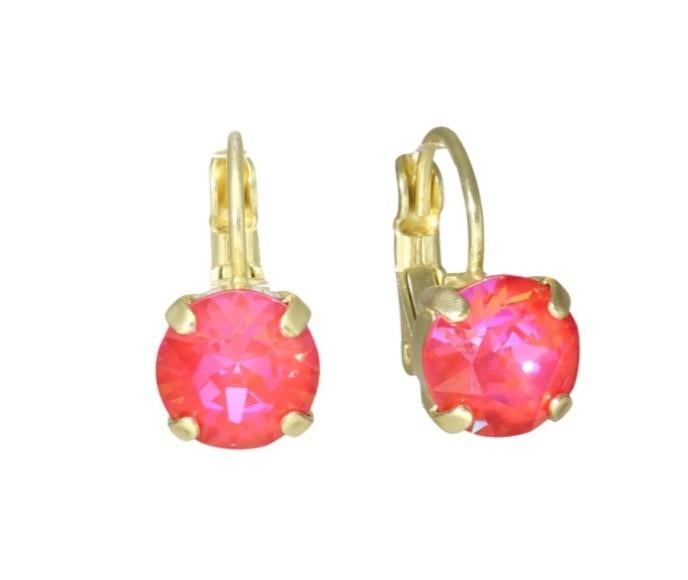 Camps & Camps oorbellen, goud en roze, Ophalen of Verzenden