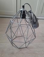 Kidsdepot Hanglamp Wire Grijs - Stoere Kinderkamer Lamp, Gebruikt, Industrieel, Modern, Scandinavisch, Ophalen of Verzenden, Metaal