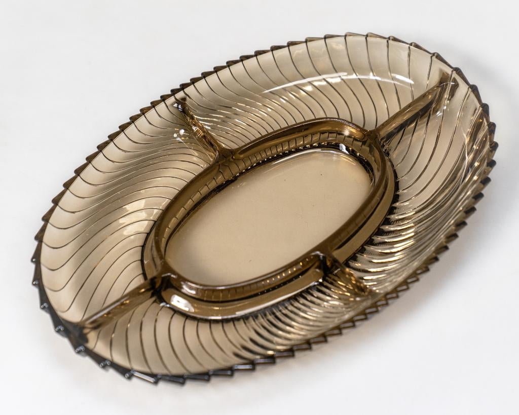 Schaal - rookglas - Frankrijk - Art Deco - 1930-1940, Ophalen of Verzenden