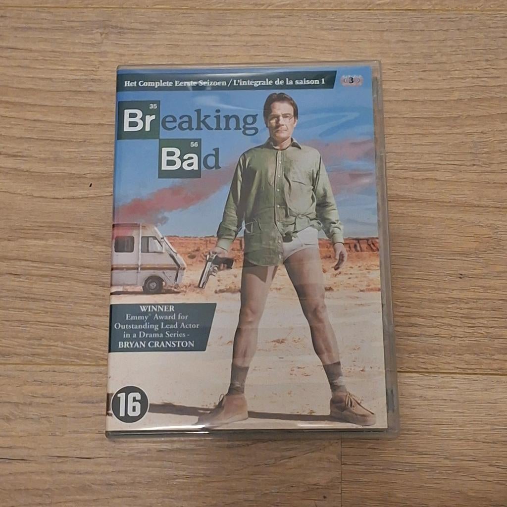 Breaking Bad DVD's - Seizoen 1 + extra's, Vanaf 16 jaar, Ophalen, Zo goed als nieuw, Drama