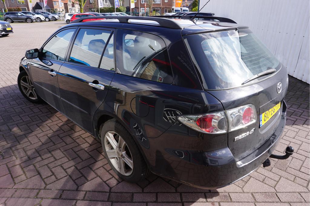 Mazda 6 Sportbreak 1.8i Touring (bj 2008), Auto's, Mazda, Stof, Gebruikt, Zwart, 4 cilinders