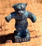 Miniatuur bronzen beeldje van beer Berlin Berlijn 3,3 cm, Verzamelen, Ophalen of Verzenden, Gebruikt, Mens