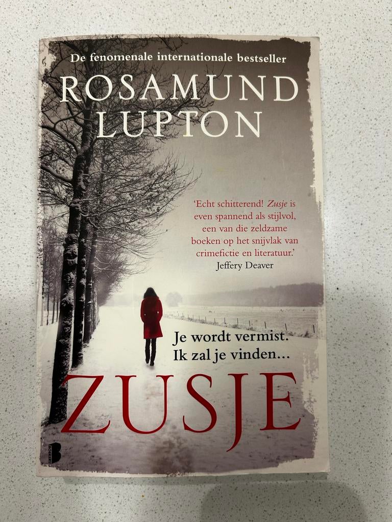 Zusje - Rosamund Lupton, Boeken, Thrillers, Zo goed als nieuw, Europa overig, Ophalen of Verzenden