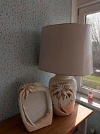 Antieke lamp en fotolijst met palmboom design, Ophalen