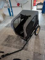 Honden kar voor aan de fiets, Ophalen