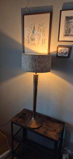 Koper/Gouden Kleurige Lamp - 80 cm Hoog, Huis en Inrichting, Lampen | Vloerlampen, Ophalen, Gebruikt, Stof, Minder dan 100 cm