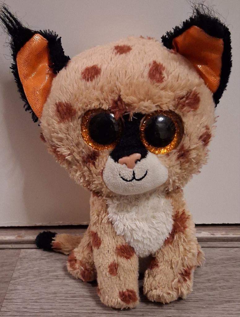 Ty beanie boo lynx Buckwheat 16 cm, Ophalen of Verzenden, Zo goed als nieuw, Overige typen