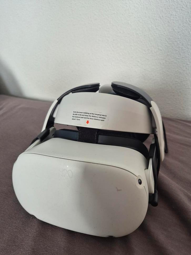 Lees goed! Meta Quest 2 256GB + BoboVR M2 Strap & Extra Accu, Spelcomputers en Games, Virtual Reality, Gebruikt, Overige platformen