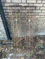 Oude ijzeren hekwerkdelen - Decoratief, Tuin en Terras, Tuinhekken en Hekwerk, Ophalen, Gebruikt, IJzer, Sierhekwerk