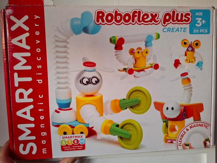 Smartmax Roboflex Plus - Magnetisch Bouwspeelgoed, Kinderen en Baby's, Speelgoed | Educatief en Creatief, Gebruikt, Bouwen, Ontdekken