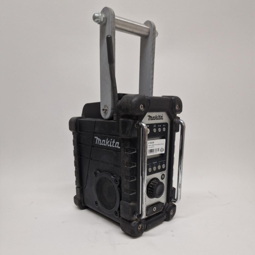 Makita DMR107 BouwRadio Body | Inc Garantie, Makita, Zo goed als nieuw, Support@makita.com, Makita Corporation, 3-11-8, Sumiyoshi-cho, 
Anjo, Aichi 446-8502
Japan