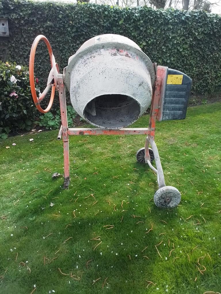 Limex betonmolen, Ophalen, Gebruikt