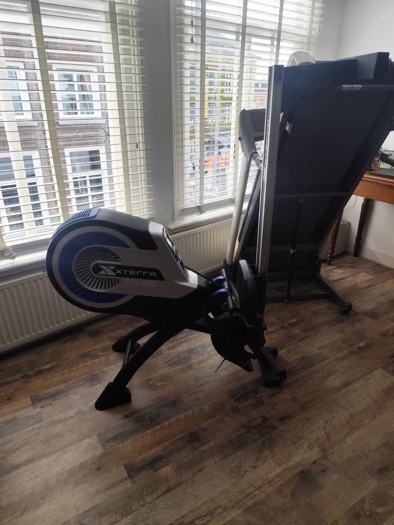 Xterra roeitrainer met luchtweerstand, Ophalen