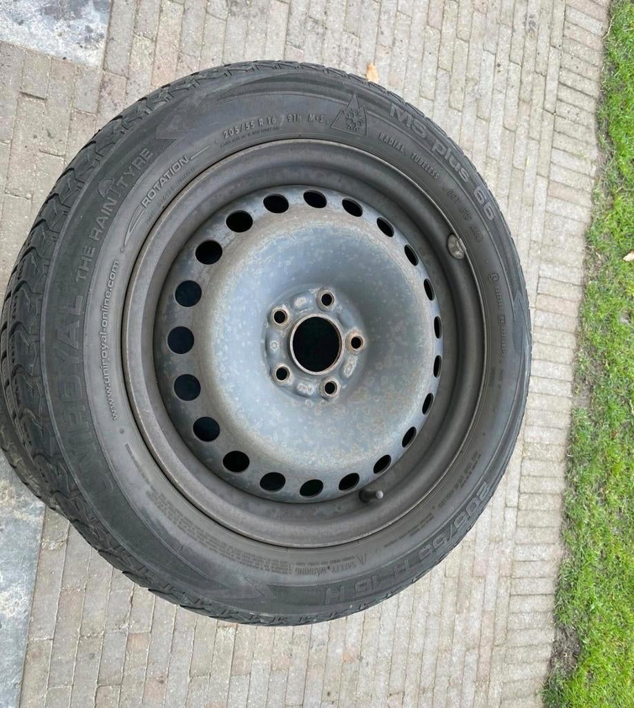 Ford winterbanden op stalen velgen, Auto diversen, Auto-accessoires, Ophalen, Gebruikt