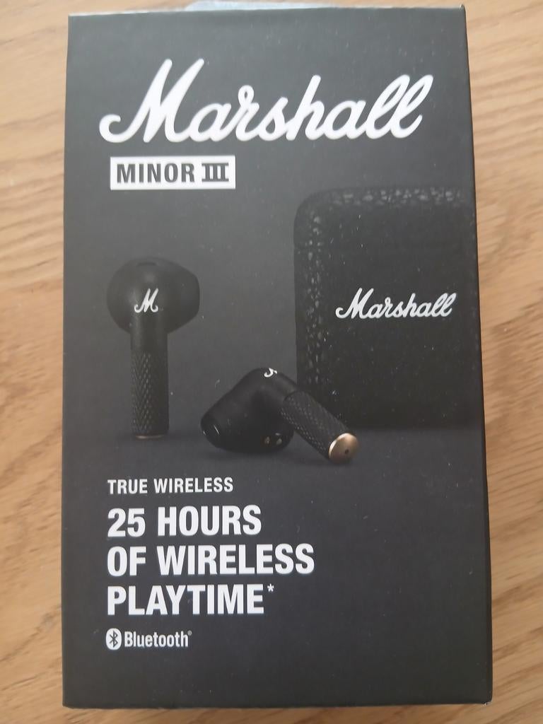 Marshall Minor 3 oortjes., Audio, Tv en Foto, Koptelefoons, Ophalen of Verzenden, Zo goed als nieuw, Overige merken, Draadloos