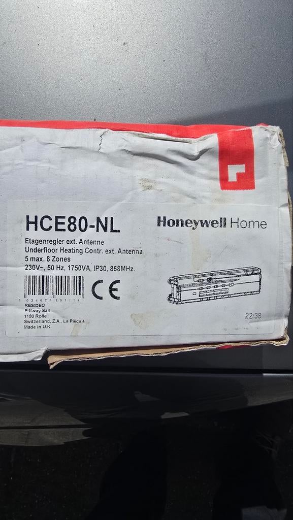 Honeywell Home HCE80-NL Vloerverwarming Controller Nieuw, Minder dan 30 cm, Overige typen, Nieuw, Minder dan 60 cm