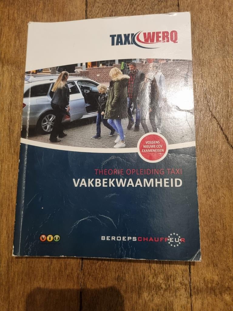Cursus boek theorie taxi opleiding, Ophalen of Verzenden, Overige niveaus, Nederlands