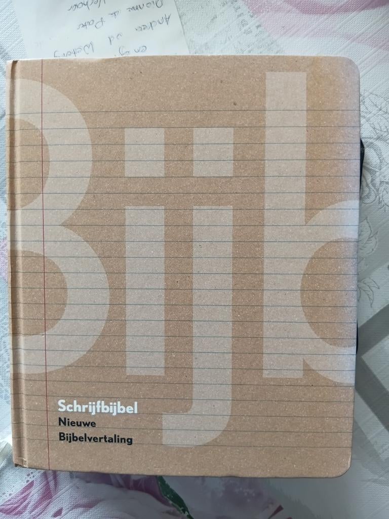 Schrijfbijbel nieuwe bijbelvertaling NBV, Ophalen of Verzenden, Nieuw