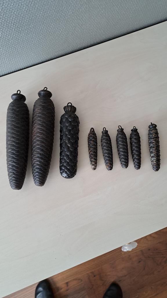 gewichten voor koekkoek en trompetter klok, Antiek en Kunst, Ophalen of Verzenden